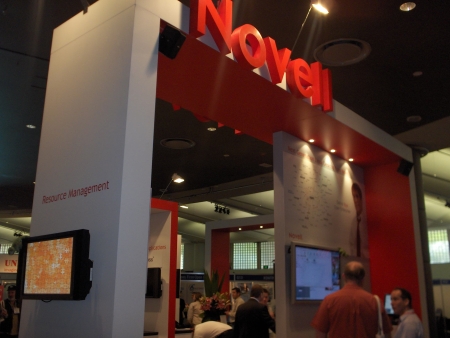 Novell's stand