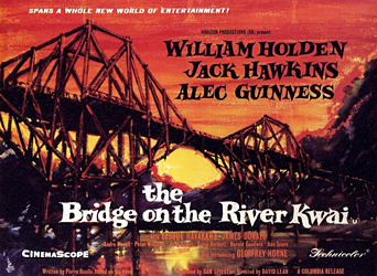 The Bridge on the River Kwai poster